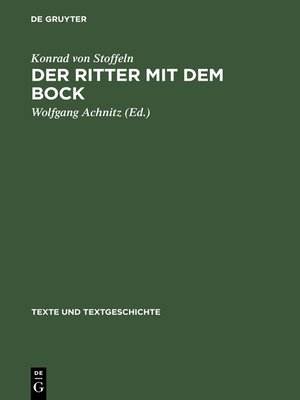 cover image of Der Ritter mit dem Bock